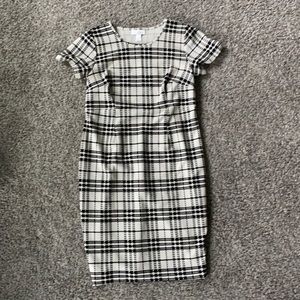 Plaid Maternity Dress